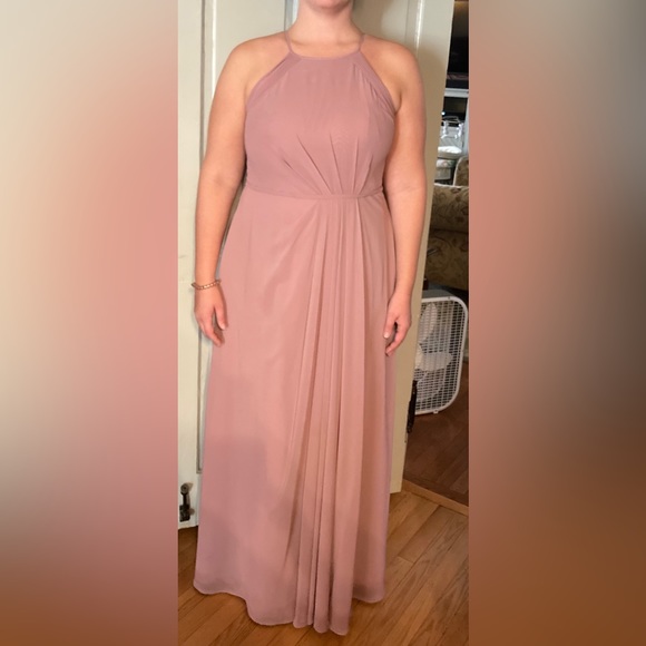 Azazie Heather in Vintage Mauve Size A16 - Picture 2 of 5